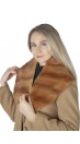 Golden marten fur collar